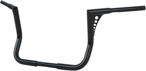 Miniatura 4 de TCT-MOTORPARTS Barras negras de 12 pulgadas de altura Ape para manillar de 1-14 pulgadas para Harley Touring Electra Street Glide, Ultra Limited y