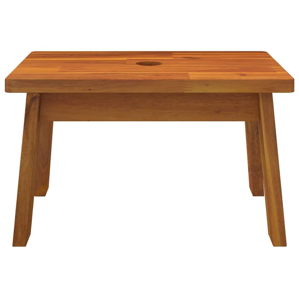 Hothingwell Stołek schodkowy 38x26x22 cm lite drewno akacjowe