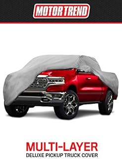 Motor Trend All Weather Waterproof Truck Cover for Outdoor Use UV Rain Wind & Snow - XXXL