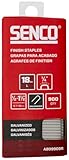 SENCO A809909R 1/2' - 1-1/2' 18 Gauge 1/4' Crown Finish Staples, Galvanized Finish 1,000 Count Pack