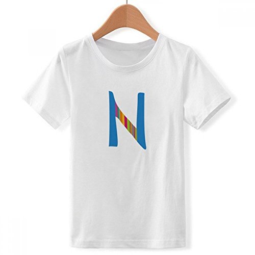 T-Shirt Blanc Enfant Motif Fruit Orange une Idée Cadeau Originale pour Garçon