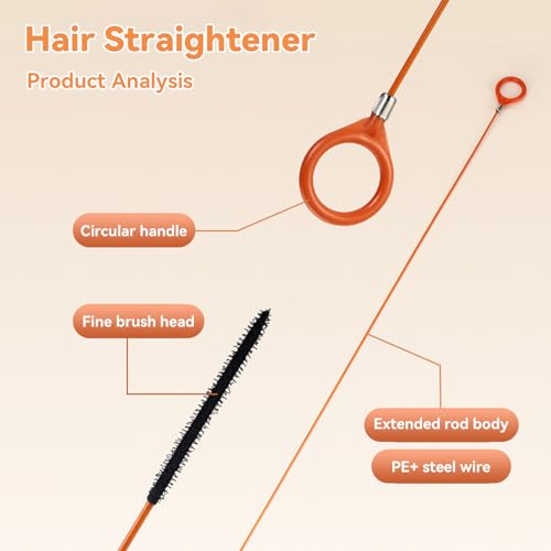 xolear 5 Stück Abflussreiniger Spirale, 81cm Rohrreinigungsspirale, Abflussspirale Spülbecken Reinigungshaken, Spirale Abfluss Rohrreinigung für Dusche,Küche, Stopfenloch