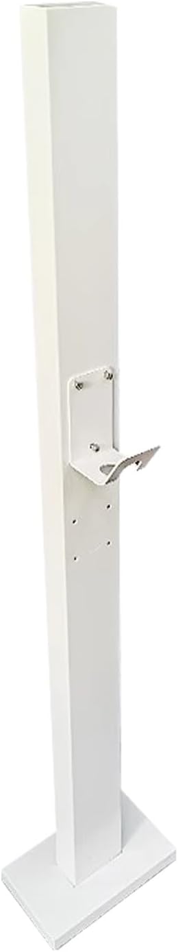 Outdoor EV Charger Stand - Freestanding Electric Vehicle Charging Station Pedestal with Connector & Cable - Durable Accessory for Convenient EV Charging