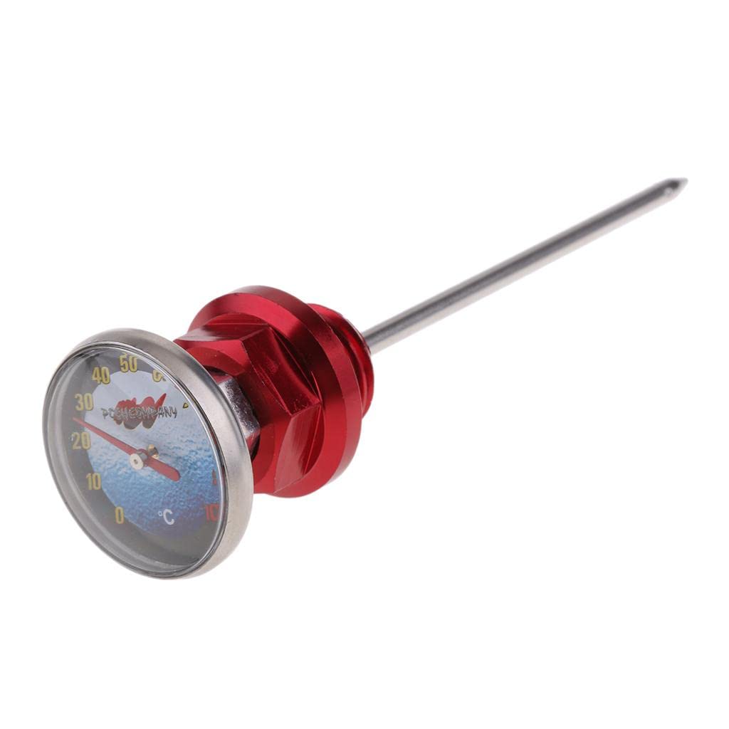 14.5cm Oil Tank Dipstick w/Temperature Gauge for 110cc 125cc Scooter Red | Parts & Accessories | Motorcycle Parts | Instruments & Gauges | Temperature Gauges-image-22