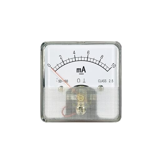 Ampèremètre à aiguille SD60 pour mesurer le courant continu DC 200mA avec précision
