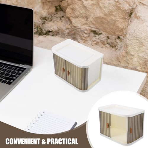 Boîte de rangement empilable en plastique multifonctionnelle pour maison