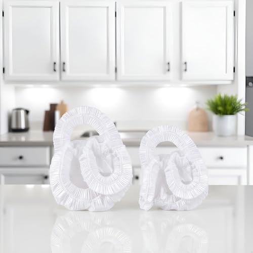 10Pcs White Thickened Disposable Dust Cover,Clear Kitchen Appliance Covers,Elastic Household Kitchen Universal Dustproof Protective Cover,for Toaster Oven Blender Pressure Cooker Accessories