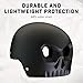 Mongoose Street Hardshell Skull Youth Bike Helmet, Black Medium