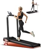 4-in-1 Walking Pad with 15% Incline, Portable Under Desk Treadmill, Foldable Treadmills for Home and Office, 2.5 HP Quiet Walking Pad Treadmill with 300 Lbs Capacity