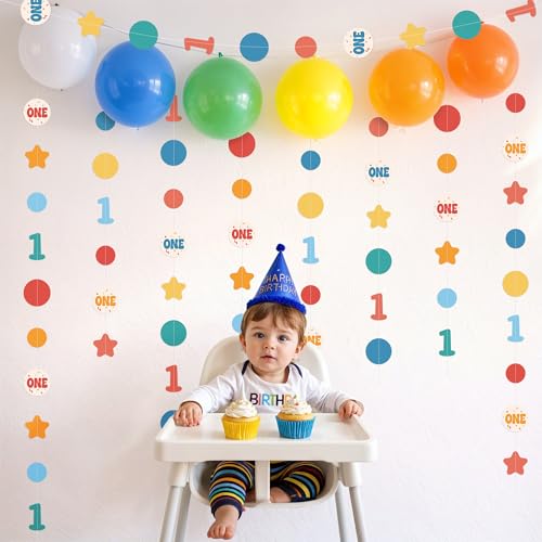 Kriyokiaa Fun To Be One Hanging Banner Garland, 6 Pcs Party Decor by Kriyokiaa - Used condition - Image 2