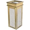 GHFHF Buitenafval Bakken Outdoor/Indoor Dustbin Room Room Rvs Ash Column Commerciële Vuilnisbak Bin (Size : Upper…