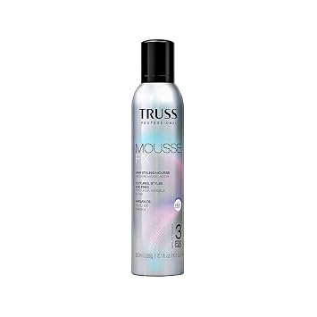 TRUSS Fix Mousse - Texturizing & Volumizing Hair Mousse for Long-Lasting Styles - Hair Styling Foam with Heat Protection & Frizz Control - Medium Hold 10.1 fl oz