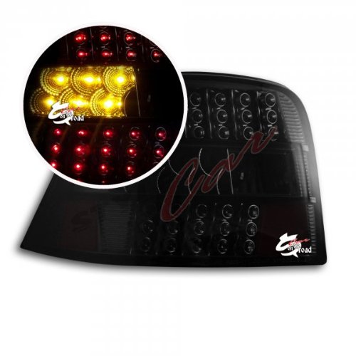 Jom 82867 Fari Posteriori A Led Vw Golf 4 97-03, Disegno In Nero