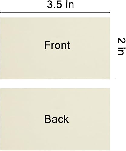 Miniatura 2 de Paquete de 100 tarjetas de papel grueso en blanco para invitaciones, tarjetas de felicitación, postales, fotos, papel grueso de 250 GSM (verde