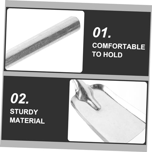 ABOOFAN 4 Stück Kohleasche Spachtel Herd Kohle Schaufel Garten Grillzubehör Für Den Grill Grabwerkzeuge Notschaufel Zusammenklappbar Erdschaufeln Rostfreier Stahl Suite – Bild 4