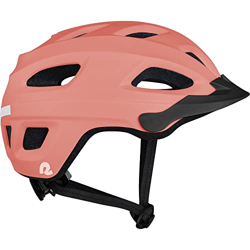 Image of Retrospec Lennon Adult Bike Helmet with LED Safety Light Adjustable Dial & Removable Visor - Adjustable Bicycle Cycling Helmet for Men & Women