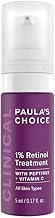 Paula's Choice Clinical Treatment 1% Retinol – Anti-Wrinkle, Anti-Stain and Dilated Pores Serum – with Peptides and Vitamin C – All Skin Types – Travel Size – 5 ml
