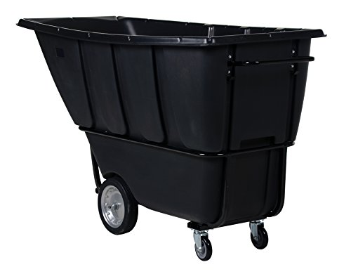 Carretilla pesada de plástico Vestil 1 yarda cúbica 2100 lb miniatura 6