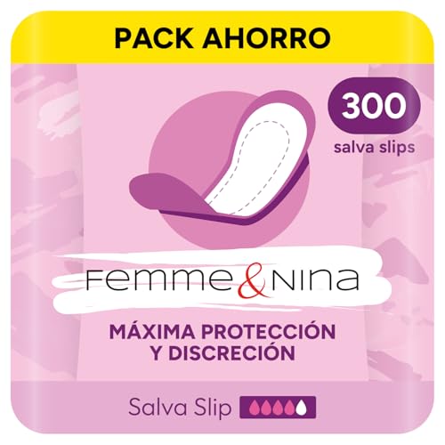 BESTLINE 300 Salvaslip Abosorbentes, Protegeslips Alta Fijación para Máxima Seguridad, Algodón con Tacto Suave para Extra Confort