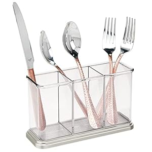 mDesign Plastic Cutlery Utensil Hol...