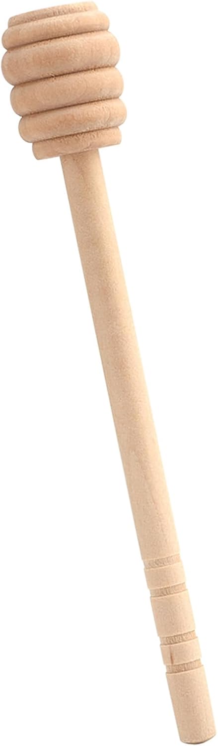 100 Pcs Honey Spoon, Wooden Honey Mixing Stirrer Stick Lightweight Honey Dipper Sticks Honey Wand Washable Coffee Stirring Spoons for Home Party