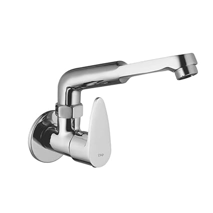Zap Brezza Sink Cock/Chrome Finish/Brass with 360 Spout (17x3 Inch)
