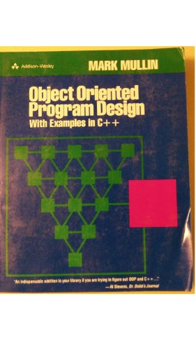 Object Oriented Program Design With Examples in... 0201517221 Book Cover