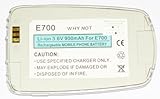  Samsung Batteria per E700 Lion 900mAh Silver