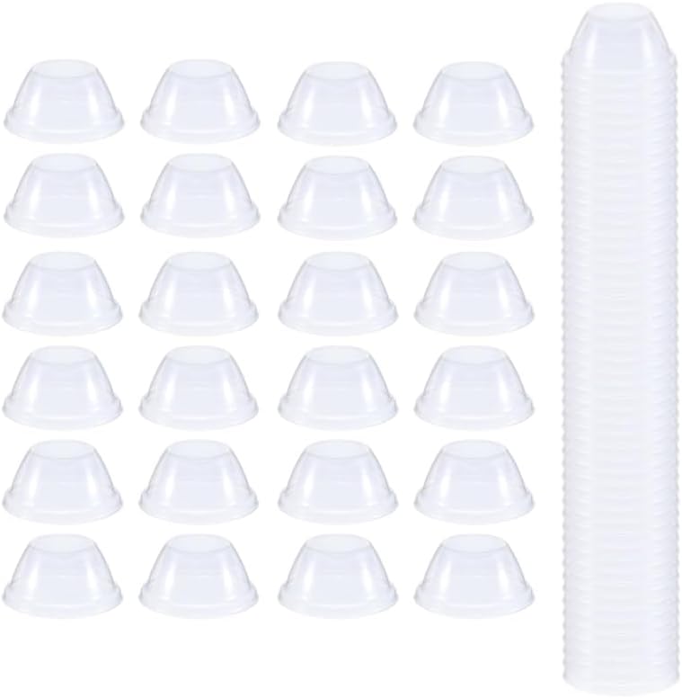 50 Pcs Grow Domes, 4.7 cm (1.85 inch) Outer Diameter, Replacement Humidity Domes for Plant Starters, Hydroponic Cups, Seed Starting Kits, Greenhouse, Growing Baskets, and Hydroponic Systems - Transpar