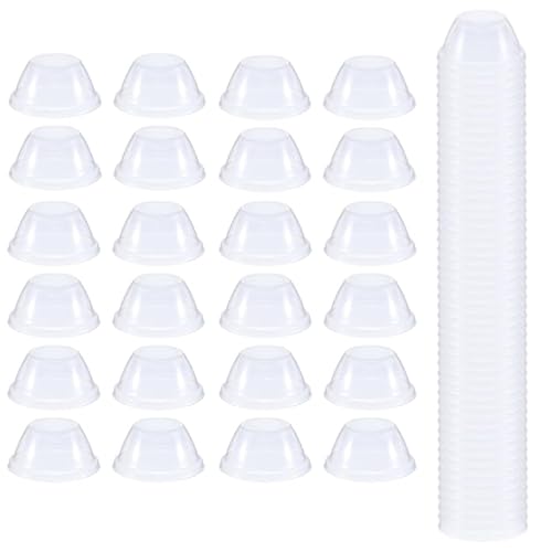 50 Pcs Grow Domes, 4.7 cm (1.85 inch) Outer Diameter, Replacement Humidity Domes for Plant Starters, Hydroponic Cups, Seed Starting Kits, Greenhouse, Growing Baskets, and Hydroponic Systems - Transpar