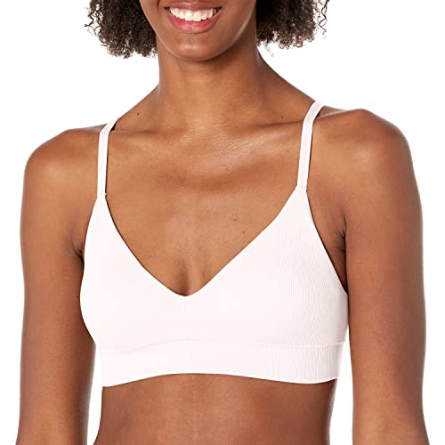 Image of Maidenform Women's M Rib Seamless Bralette, Soft Wireless Pullover Bra, Convertible Straps