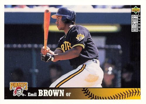 Baseball 1997 Collector's Choice #433 Emil Brown NM-MT RC Rookie Pirates