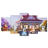 Idea Nuova Bluey 5-Piece Wall Art Set