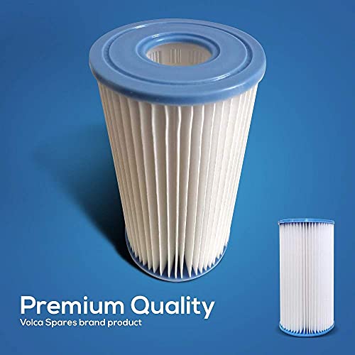 Volca Spares Type A Or C Replacement Filter Cartridge Compatible With Intex Pools, 4 Pack 29000E/59900E #TOP4