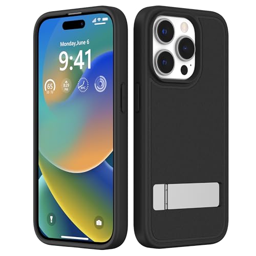 Coque iPhone 14 Pro Max avec support pour vidéos et appels mains libres