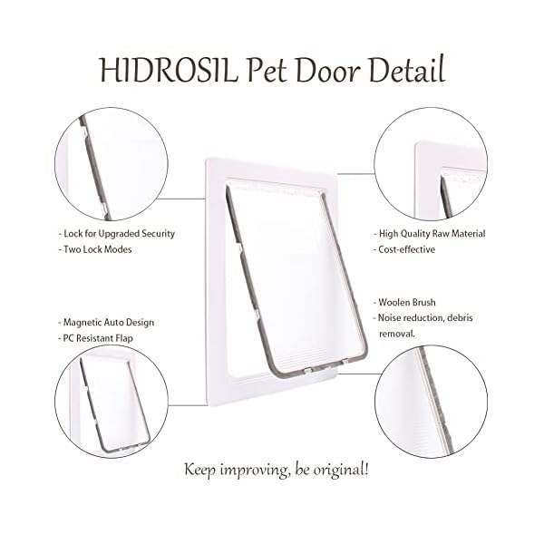 HIDROSIL-Tunnel-Detachable-Pet-Door-for-Dog-and-Cat-with-2-Locking-Modes-Magnetic-Flap-Design-and-Durable-Frame-Easy-Install-on-Interior-Exterior-Door-or-Wall-1318-x-1031-Small Pet Door with 2 Locking Modes