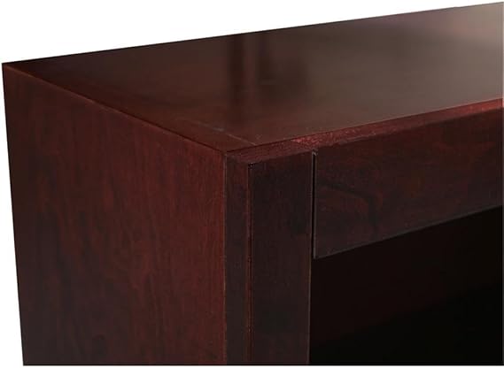 Concepts In Wood Midas Five Shelf Bookcase 72 H Cherry Finish