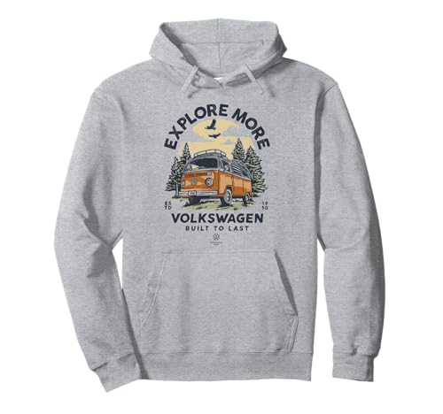 Volkswagen Type 2 T2 Campervan Explore More Pullover Hoodie