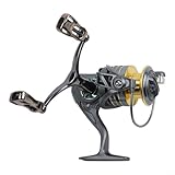 Design de bobine creuse légère : la construction avancée en métal avec coupe à ligne creuse réduit le poids total à 239-318 g selon la taille du modèle, permettant un lancer sans effort et un confort de pêche tout au long de la journée sans fatigue des bras pendant la pêche en mer ou en eau douce