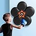 Music Boxing Training Machine, Smart Music Wall Mounted Punching Sports Equipment with Professional Boxing Gloves, 9 Gear Speed Mode, Hand/Eye/Speed Reaction for Stress Relief (Black)