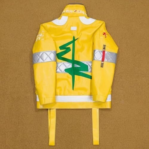 Edgerunners David Martinez Jacke für Herren, Kunstleder, Anime-Kostüm, Unisex-Größen