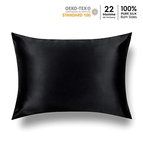 Tafts 22 Momme 100% Pure Mulberry Silk Pillowcase for Hair and Skin, Hypoallergenic