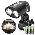 RVZHI Grill Light BBQ Accessories: 2025 Upgraded 10 LEDs Bright Outdoor Grill Light - Flexible Rotation Adjustable C-clamp Smoker Grilling Accessories - Christmas Grilling Gifts for Men Dad Husband