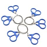 Biaungdo 3 Pcs Survival Wire Saw Outdoor Emergency, Stainless Steel Mini Hand Pocket Saws Serrated Cutting Cable for Camping, Backpacking Gear, Hunting, Hiking, Cutting(Silver with Plastic Handle)