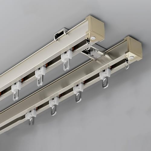 Rails à rideaux robustes double rangée pour séparer une chambre ou un salon