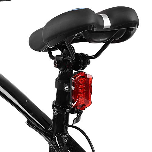 Set Luci per Bicicletta, 5 LEDs Impermeabili Luci