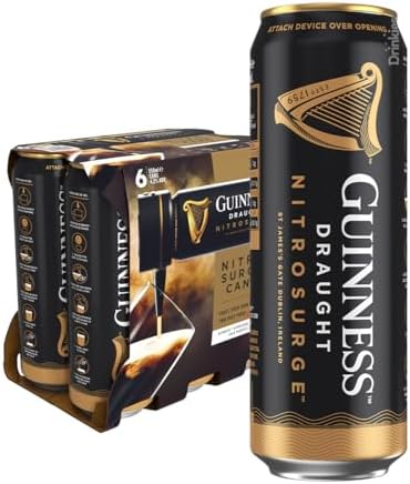 Guinness Nitrosurge Cans (pack of 6), 558 ml (Pack of 6)