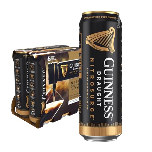 Guinness Nitrosurge Cans (pack of 6), 558 ml (Pack of 6)