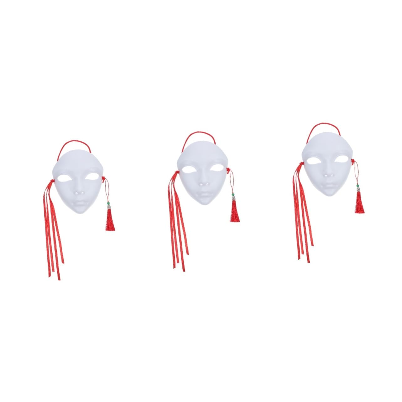 ibasenice Maschera in stile cinese maschera non verniciata mascherata bianca per adulti costume maschera da colorare maschere da decorare maschera mascherata bianca maschera bianca pp