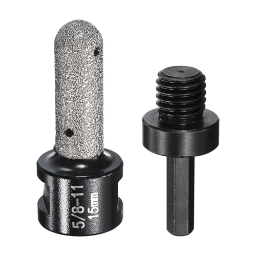 Foret de fraisage diamant 15mm à double trou pour ajuster le filetage 5/8"-11